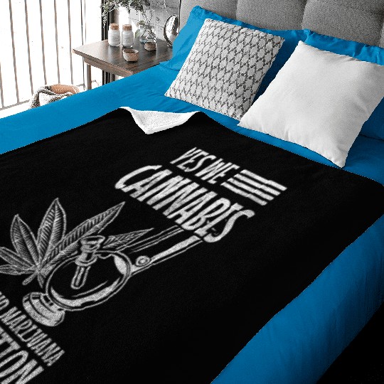 Hemp Weed Hashish Baby Blankets