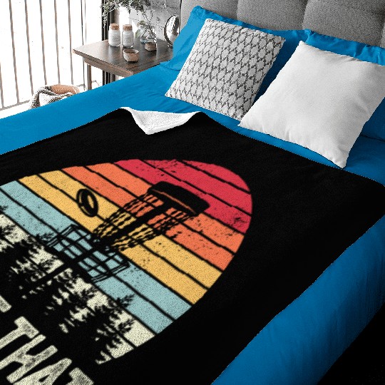 Funny Disc Golf I'd Hit that Sunset Gift Baby Blankets