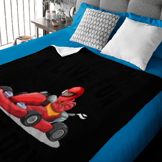 I Live For Race Day Baby Blankets