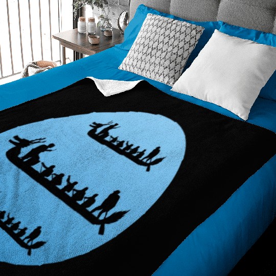 Dragon Boat Racing Crew Paddlers Water Sport Baby Blankets