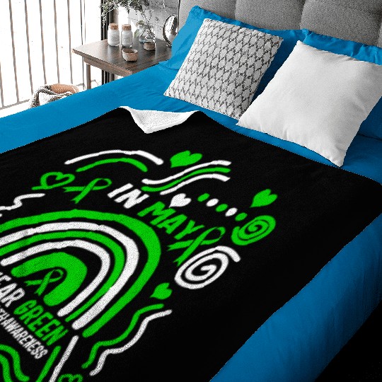 Mental Health Awareness Baby Blankets, In May I Wear