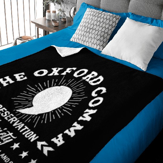 The Oxford Comma Appreciation Society Baby Blankets