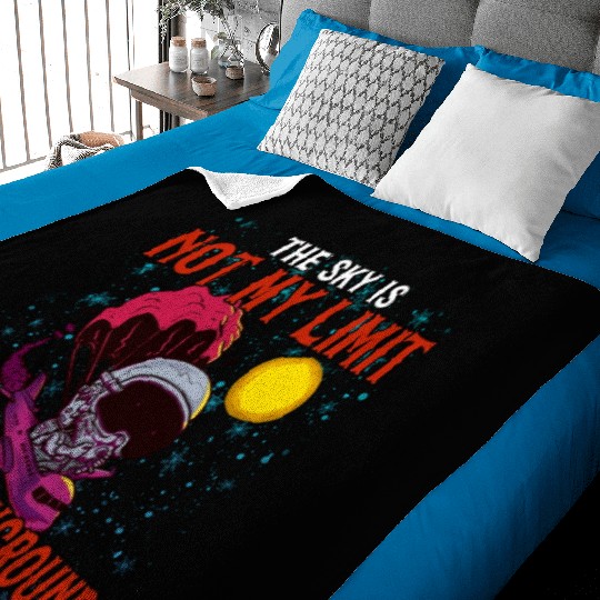 The Sky Is My Playground Skydive Funny Cute Baby Blankets