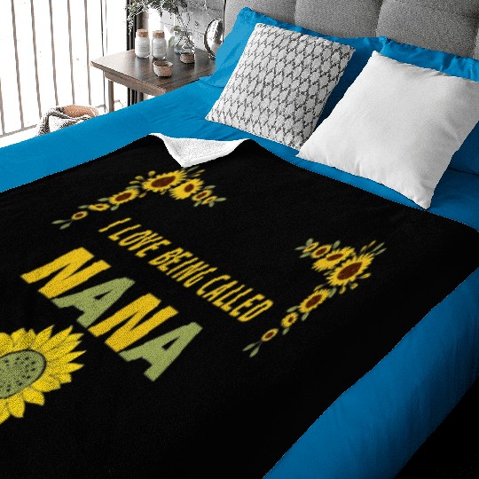 i love being called nana Baby Blankets