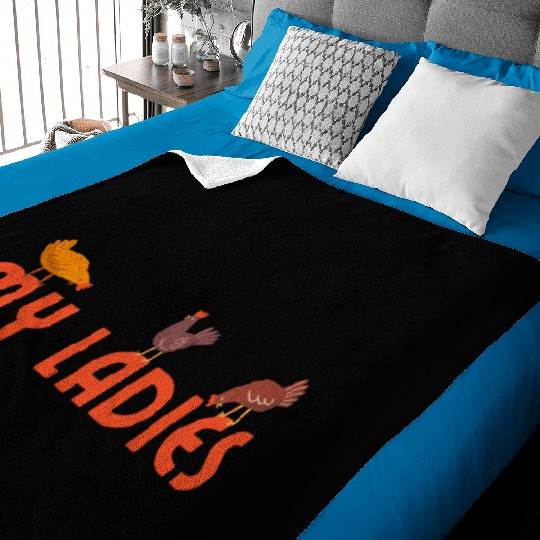 My ladies | Backyard chicken farmer Baby Blankets