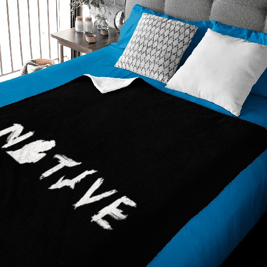 Michigan Native Great Lakes Pride Baby Blankets