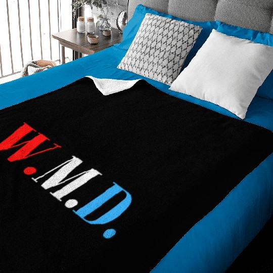 WMD (Red, White and Blue Pro USA version) Baby Blankets