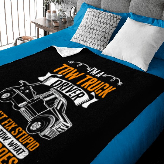 Funny Towing Sarcasm For A Tow Truck Operator Baby Blankets