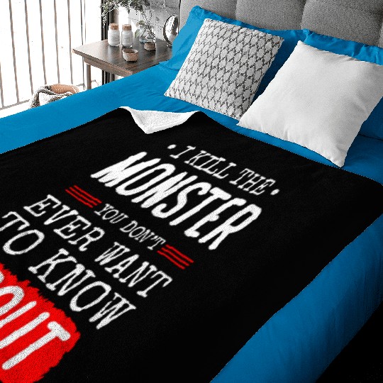 Evil Cute Little Sister Brother Baby Blankets