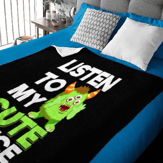 Cute Baby Little Sister Baby Blankets