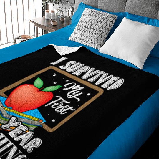 I Survived My First Year Of Teaching Baby Blankets Back