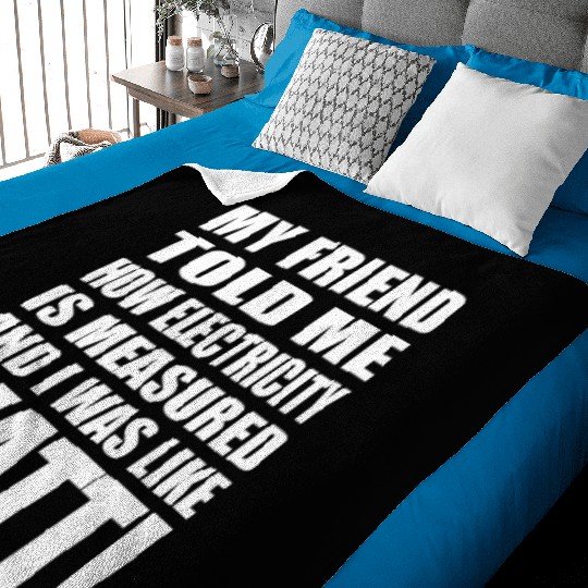 Electrician Electrical Engineer Lineman Baby Blankets