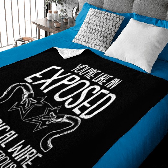 Electrician Electrical Engineer Lineman Baby Blankets