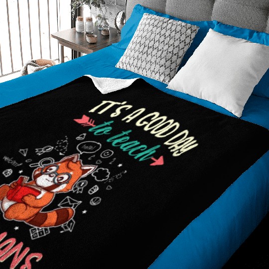 Good Day To Teach Tiny Humans Elementary Teacher Baby Blankets