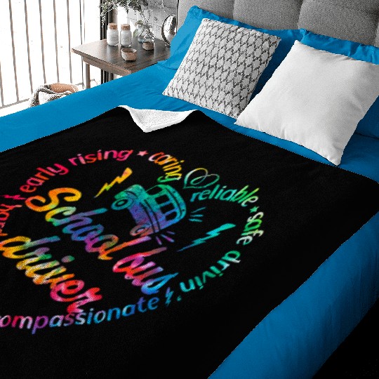 School bus driver back to school Baby Blankets