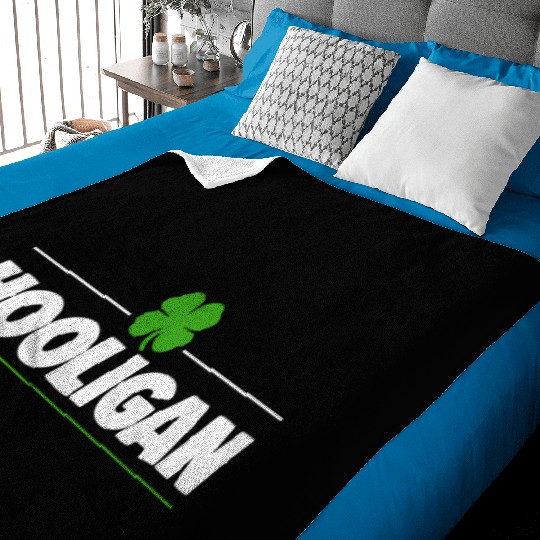 Hooligan Ireland Clover Baby Blankets