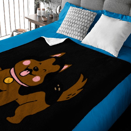 Cute Puppy Baby Blankets