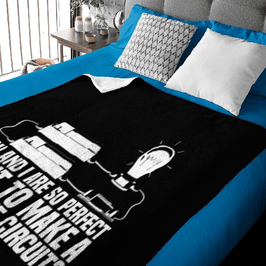 Electrician Electrical Engineer Lineman Baby Blankets