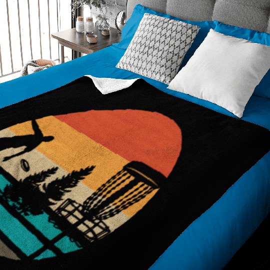 Vintage Frisbee Disc Golf Vintage Ultimate Frisbee Baby Blankets