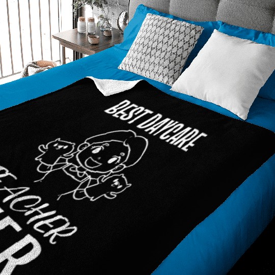 Best Daycare Teacher Toddler Teacher Gift Baby Blankets