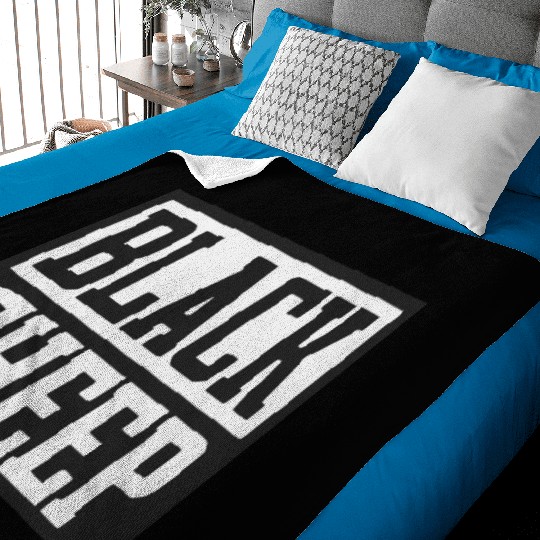 Black Sheep Baby Blankets