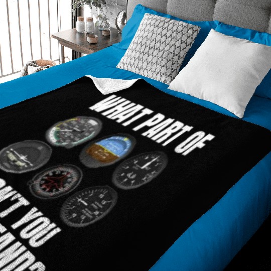 Funny Pilot Art Men Women Aviation Airline Pilot Baby Blankets