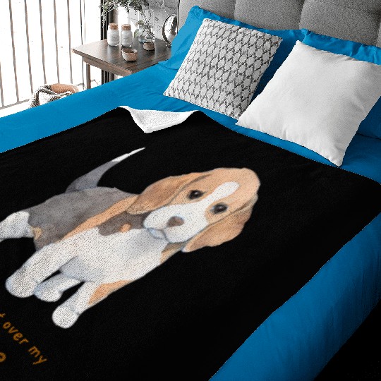 I'll Never Get over my Puppy Love. Adorable Beagle Baby Blankets