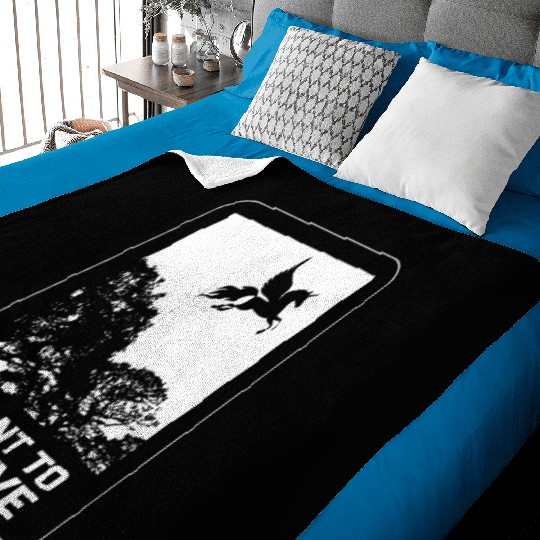 Unicorn "I Want To Believe" UAP Outfit Alien Ufo Baby Blankets