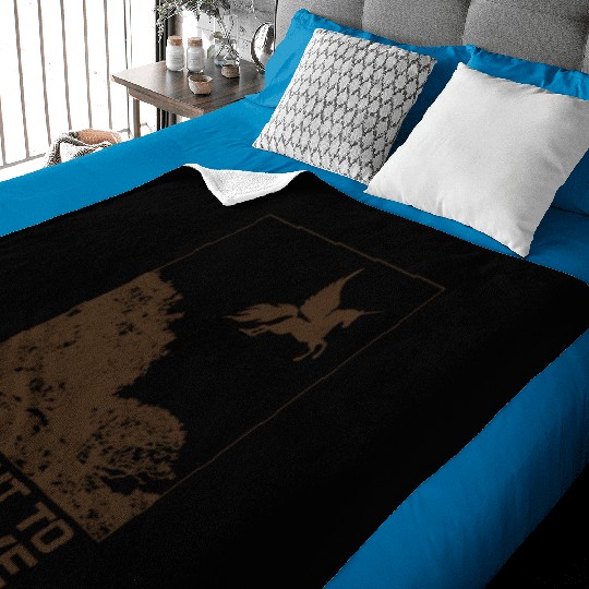 Unicorn "I Want To Believe" UAP Outfit Alien Ufo Baby Blankets