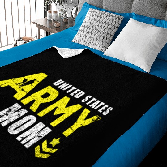 Us Army Ladies, Us Army Mom Baby Blankets