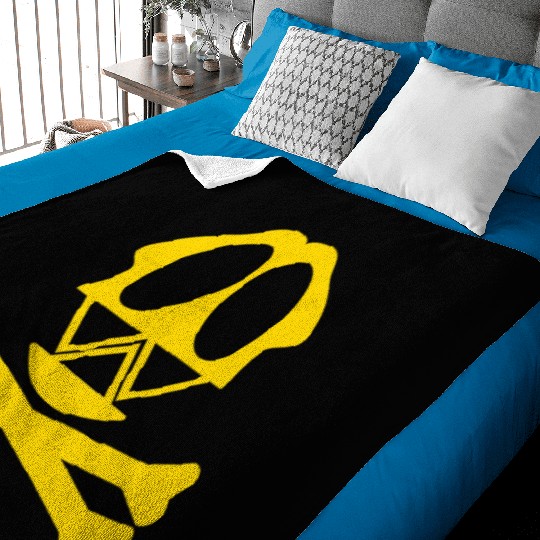 Silly Crossbones Baby Blankets