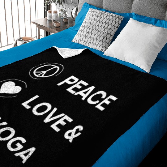 Relax Yoga Time Mandala Meditate Lover Love Yoga Baby Blankets