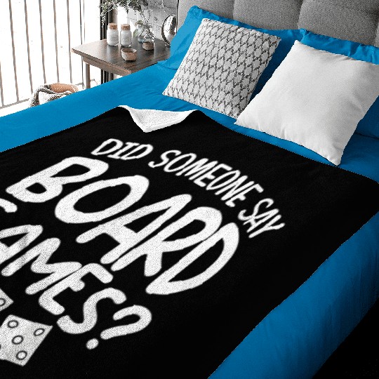 Funny Board Game Gifts For Men Women Card Gamer Baby Blankets