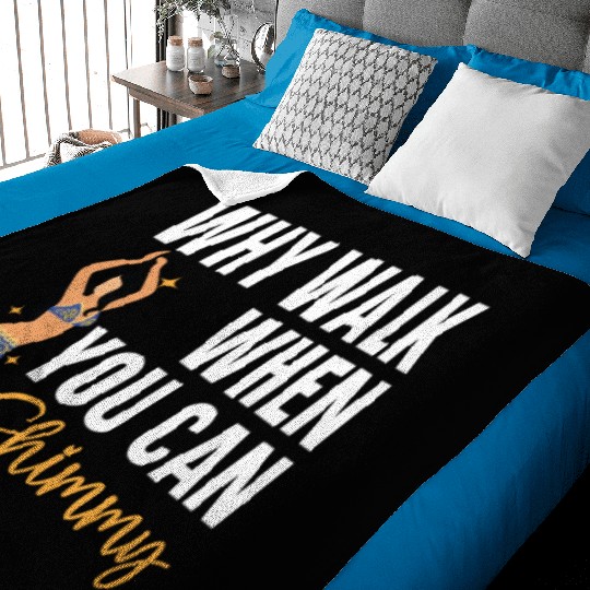 Belly Dancing Is The Best Antidepressant Shimmy Baby Blankets