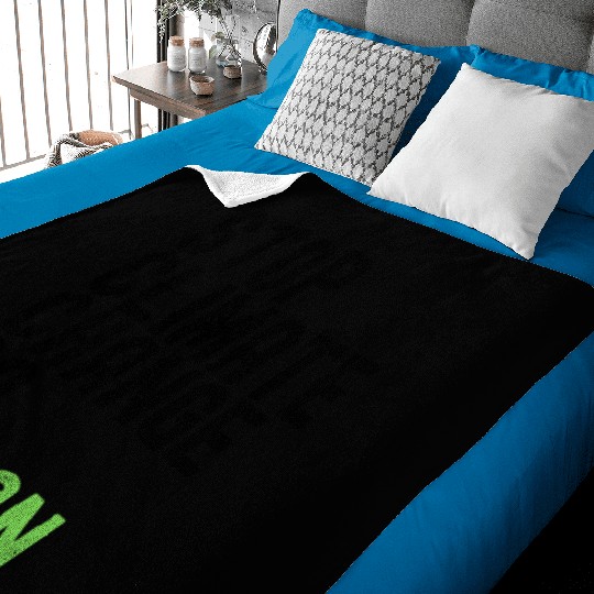 STOP CLIMATE CHANGE GO VEGAN (black & green font) Baby Blankets