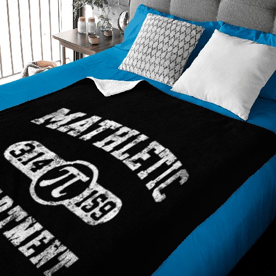 Mathletic Department 3 14159 Pi Day Math Teacher Baby Blankets