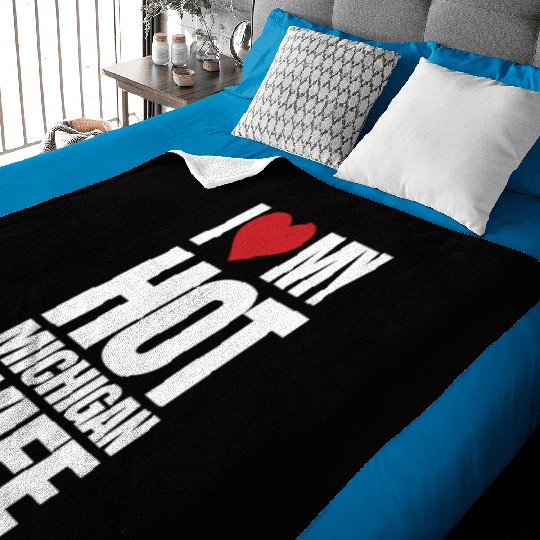 Michigan Wife Gift Baby Blankets