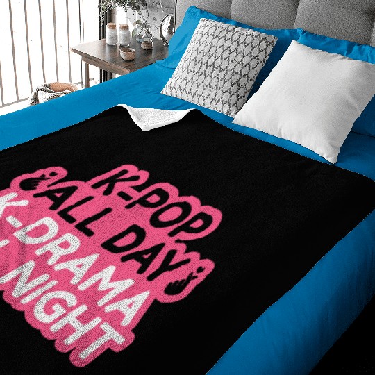 kpop all day, k pop music, korean pop music Baby Blankets