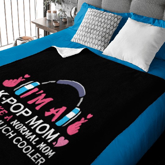 kpop mom, k pop music, korean pop music Baby Blankets