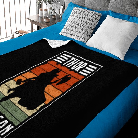 Thor Norse Runes Mythology Hammer Valhalla Gods Baby Blankets