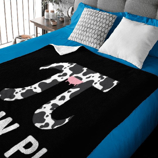 Pi Day Cow Pi Baby Blankets for Pi Day Baby Blankets Math Teacher