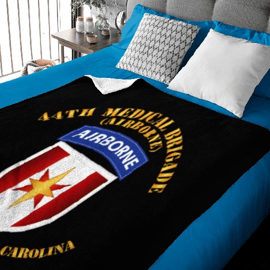 Army 44th Medical Bde Airborne FBNC Baby Blankets