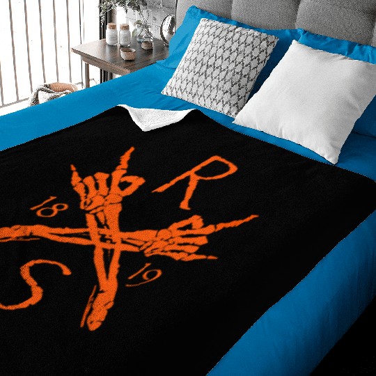 1819 Crossbones Baby Blankets