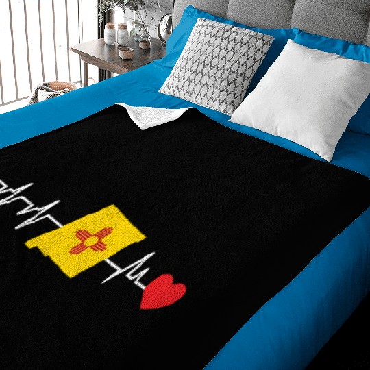 New Mexico Heartbeat Gift Baby Blankets