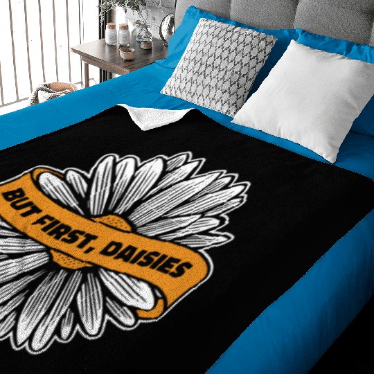 Daisy Garden Gardening Gardener Baby Blankets