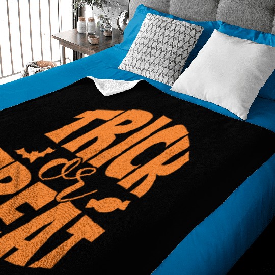 Trick Or Treat Candy Collector Halloween Holiday Baby Blankets