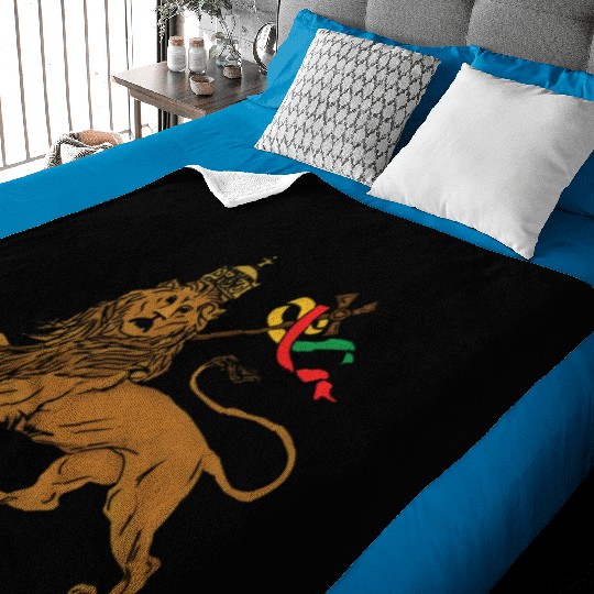Lion of Judah Baby Blankets