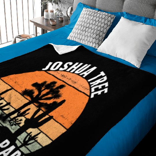 Vintage Joshua Tree National Park Baby Blankets