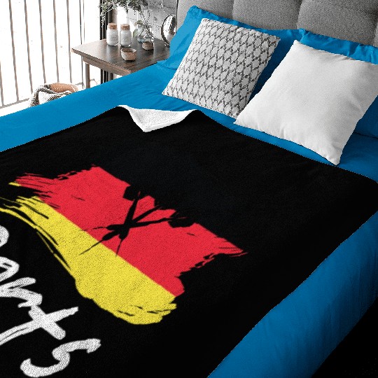 Darts German Flag Dart Throwing Germany Country Baby Blankets