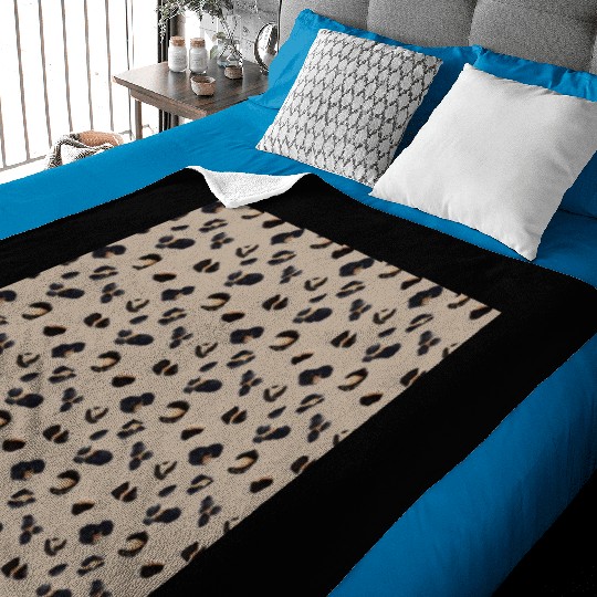 Leopard Animal Print Pattern Baby Blankets